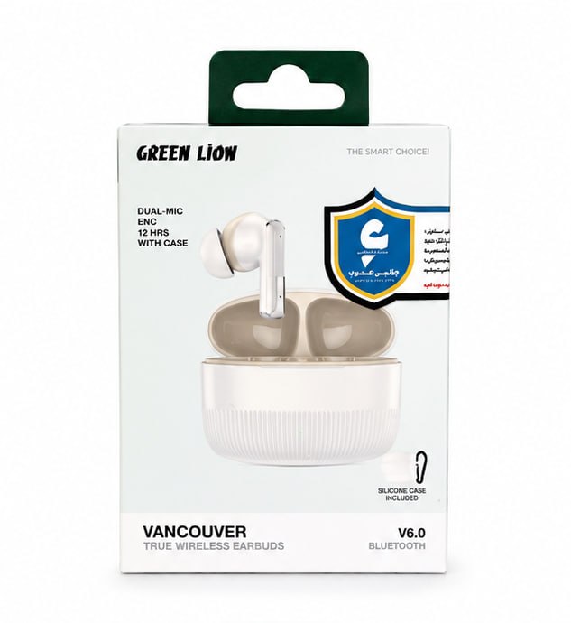 هندزفری بلوتوثی Green Lion Vancouver V6 با میکروفون دوگانه و ENC